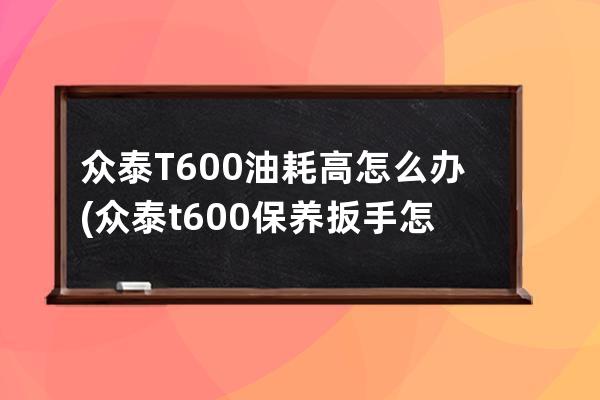 众泰T600油耗高怎么办(众泰t600保养扳手怎么消除)