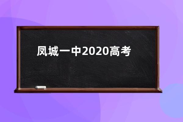 凤城一中2020高考