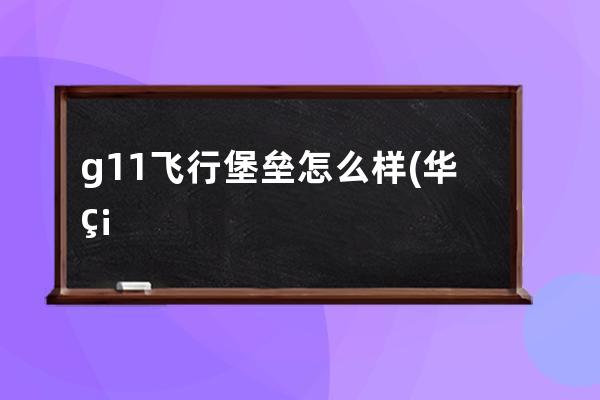 g11飞行堡垒怎么样(华硕飞行堡垒9怎么样)